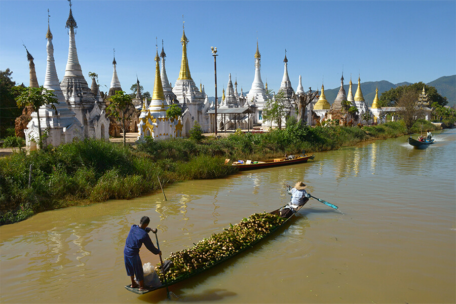 Inle Lake gehört zu den Myanmar wichtigsten Sehenswürdigkeiten