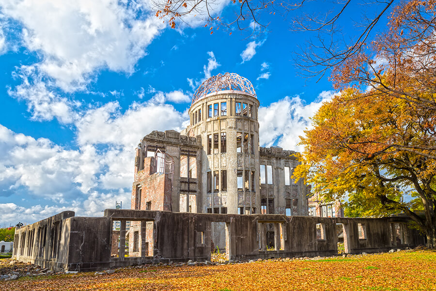Trauriges Zeugnis der Geschichte: Atombomben-Dom in Hiroshima